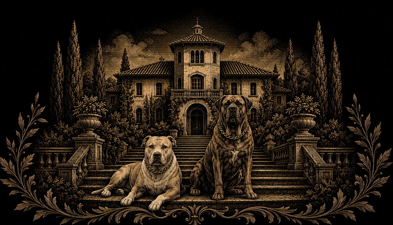 The Casa Brigantè estate and its two guardians
